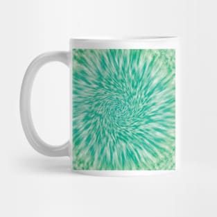 Sea green tie dye circle Mug